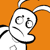 Icon of Pepper from head to bust. They are looking away with a serious expression.